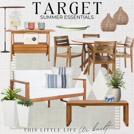 Target Home / Target Outdoor / Target Summer / Outdoor Furniture / Outdoor Decor / Outdoor Throw Pillows / Outdoor Accent Chairs / Outdoor Seating / Outdoor Fire pits / Threshold Furniture / Outdoor Area Rugs / Patio Decor / Summer Patio / Patio Furniture / Patio Seating / Patio Entertaining / Outdoor Lighting / Outdoor Dining/ Outdoor Entertaining / Summer Patio

#LTKstyletip #LTKSeasonal #LTKhome