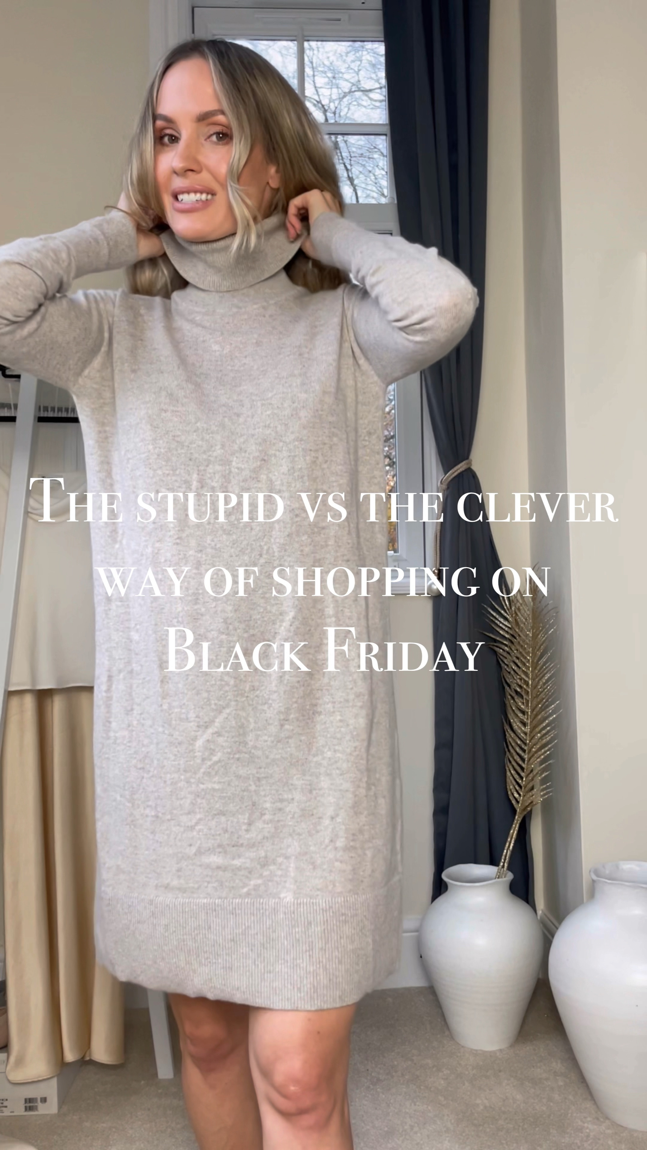 The stupid vs clever way to shop Black Friday 🖤

The biggest shopping week of the year is coming up and you need to make a big decision. 

Will you waste your money on “bargains” you neither need nor even want?

…or are you going to put your money towards something you always dreamed of?

I suggest you do the latter and go in with a plan.

Find the items that’s on your dream wish-list, add them to basket (or any wish list option they might have), wait until the sale is on, check your basket…and if there is a great discount on one of them - you just bagged yourself a dream item 💪🏻

This way you won’t get tempted to buy something just because it’s a bargain or even have to browse through all those items to find the one you like. 

No more shopping confusion! 

So what is it going to be? 🤔

#tessmontgomery #capsulewardrobe #wardrobeexpert

#LTKVideo #LTKCyberWeek #LTKStyleTip