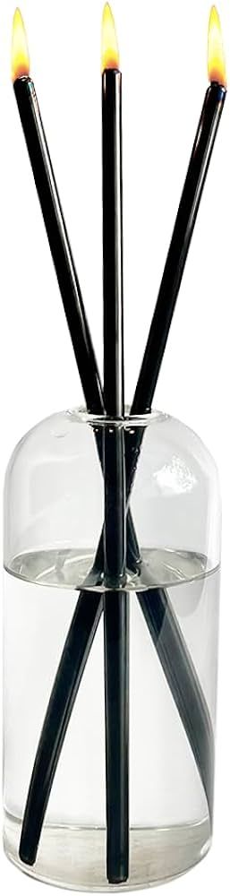 Elegant Metal Candle in Glass Vase with Unscented, Clean Burning, Nontoxic, Smokeless Oil I Lasts... | Amazon (US)