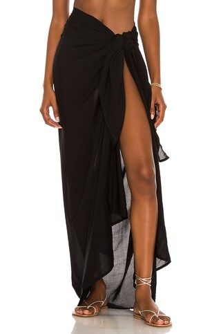 Indah Sarong Skirt in Black from Revolve.com | Revolve Clothing (Global)