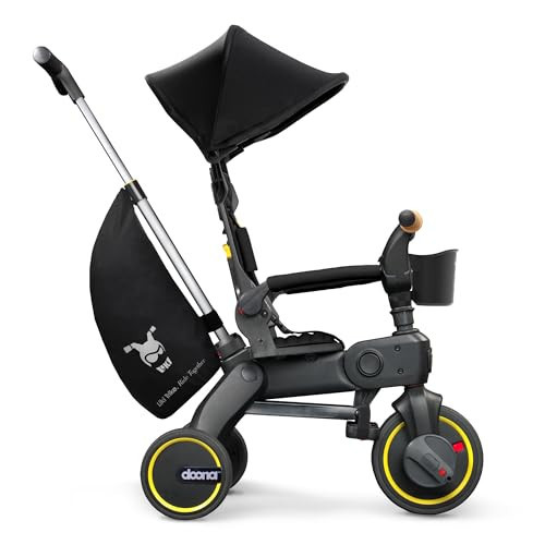 Doona Liki Trike S5, Nitro Black - 5-in-1 Compact, Foldable Tricycle - Suitable for Toddlers 10 to 36 Months | Amazon (US)