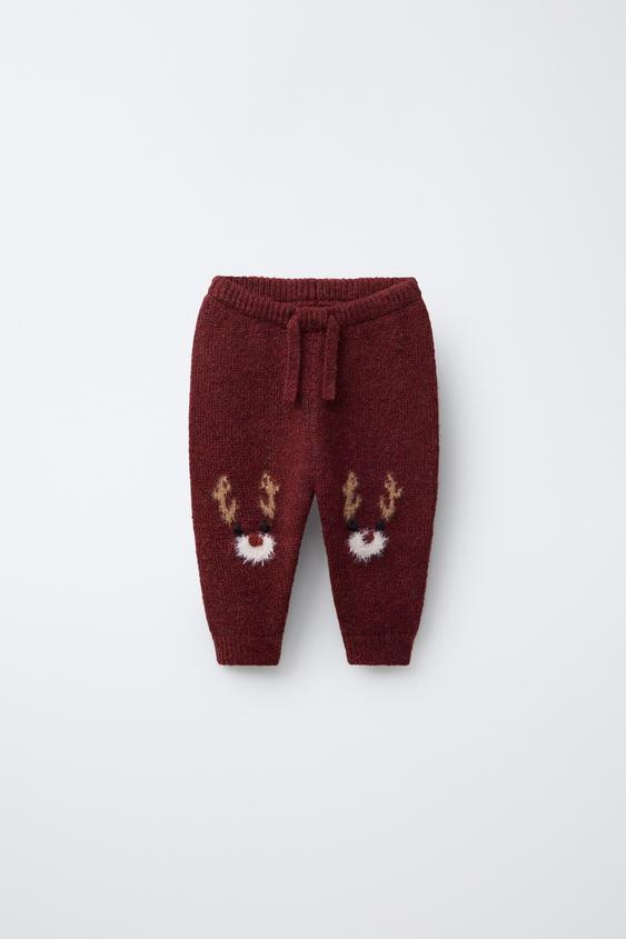 REINDEER KNIT JOGGING PANTS | Zara US