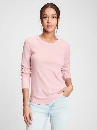 Waffle-Knit T-Shirt | Gap Factory