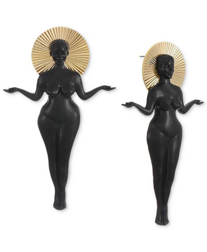 INC International Concepts Home by Areeayl Gold-Tone Angel Post Earrings, Created for Macy's & Re... | Macys (US)