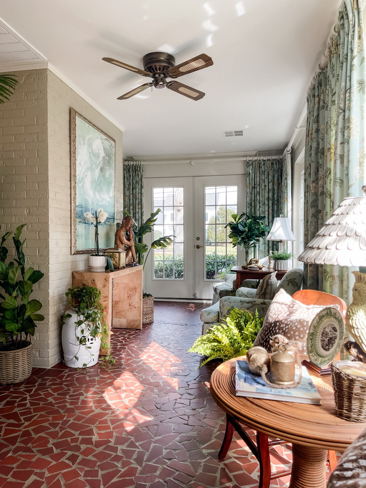 Winter sun in the sunroom. ☀️🌿

#LTKhome #LTKSeasonal #LTKstyletip