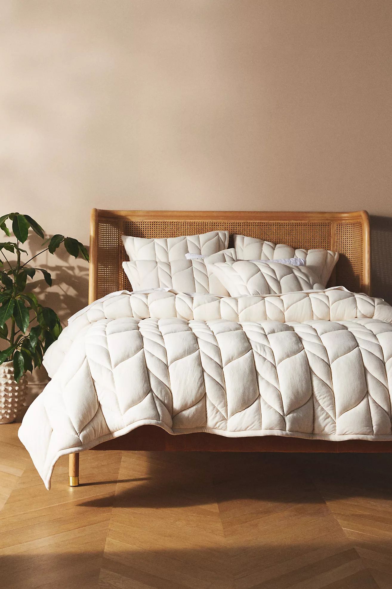 Cable-Knit Jersey Quilt | Anthropologie (US)