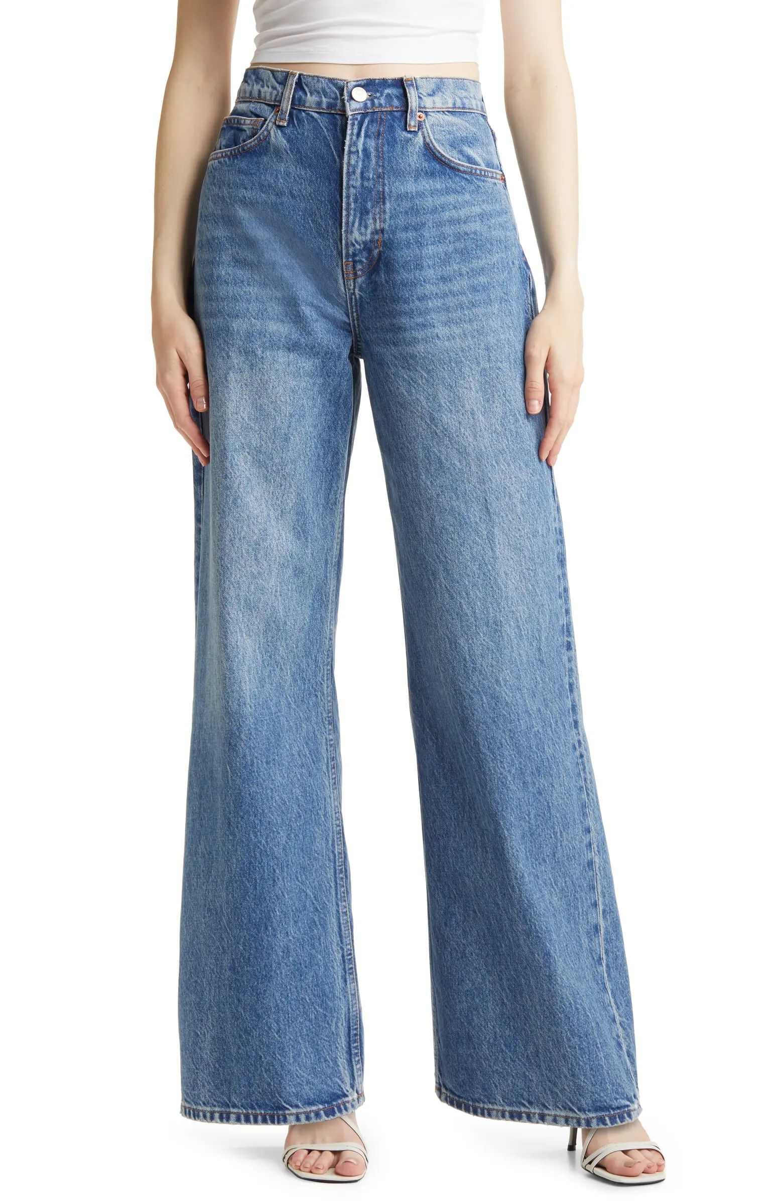 Reformation Cary High Waist Wide Leg Jeans | Nordstrom | Nordstrom