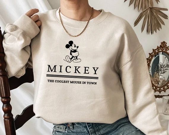 Vintage Mickey Disneyland Sweatshirt Mickey Mouse Ears | Etsy | Etsy (US)