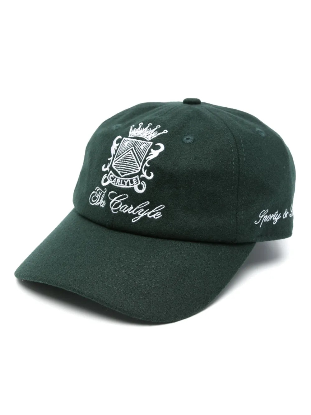 Sporty & Rich emblem-embroidered Cap | Green | FARFETCH UK | Farfetch Global