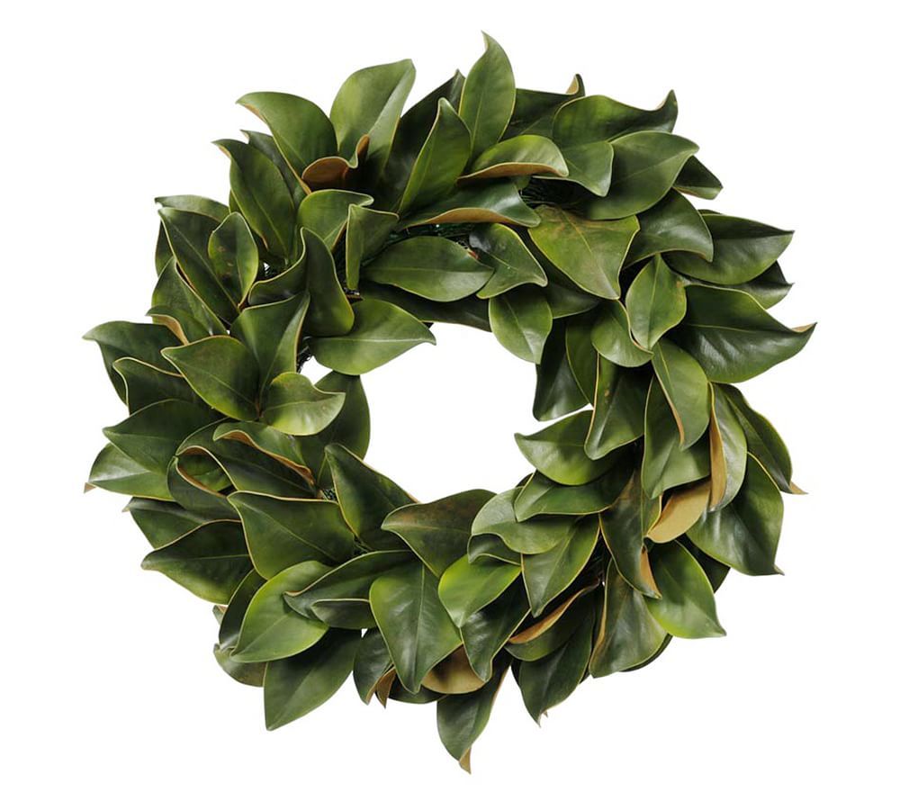 Faux Magnolia Leaf Wreaths | Pottery Barn (US)
