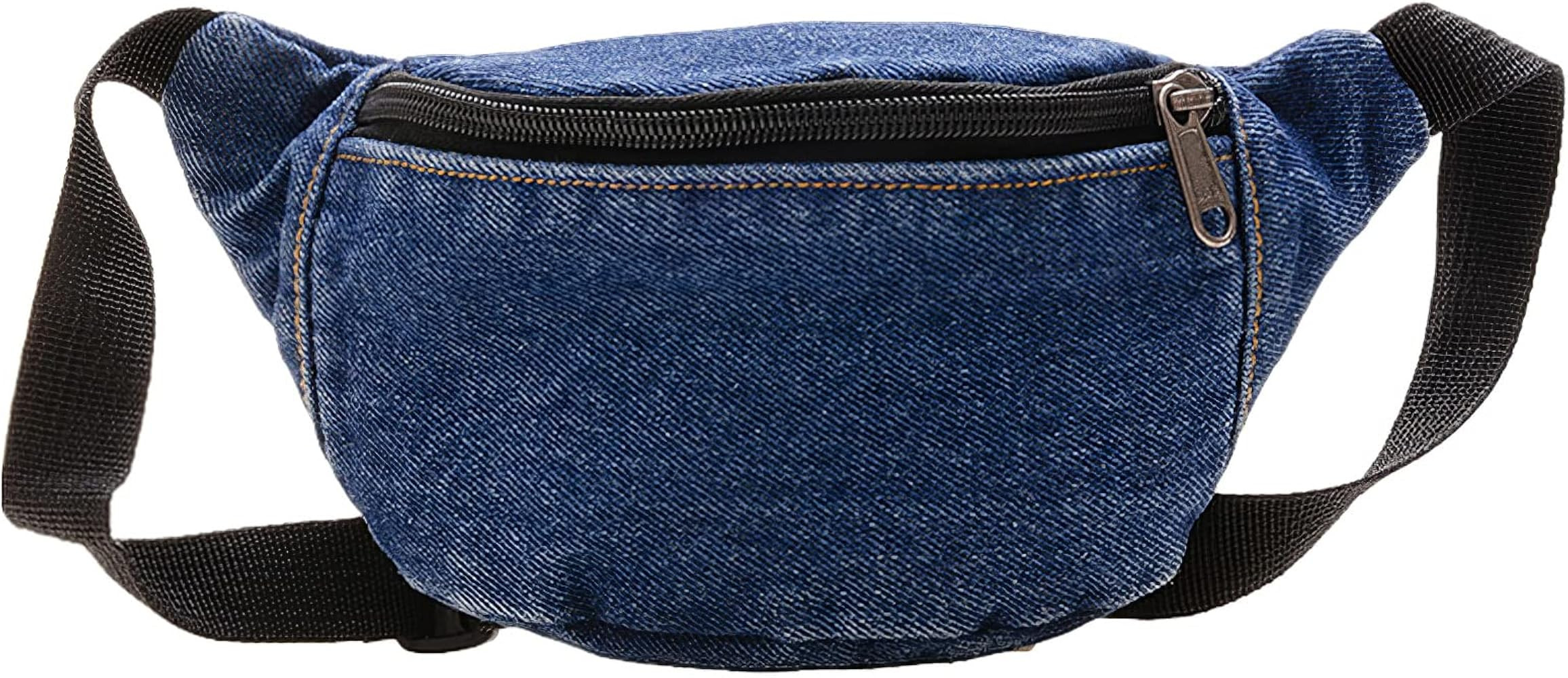 amokk Canvas Fanny Pack for Kids Crossbody Waist Bag for Unisex Toddler Boys Girls (Dark Denim) | Amazon (US)