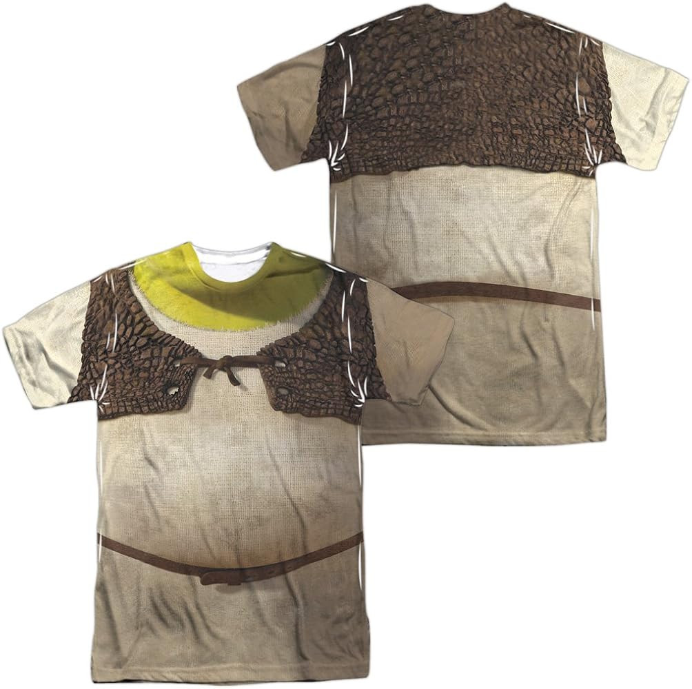 Popfunk Shrek Costume (Front Back Print) Unisex Adult Sublimated Halloween T Shirt for Men and Wo... | Amazon (US)