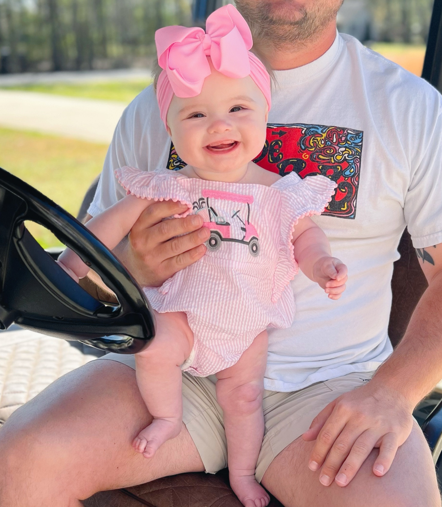 Spring golf cart bubble, baby girl

#LTKbump #LTKFind #LTKbaby