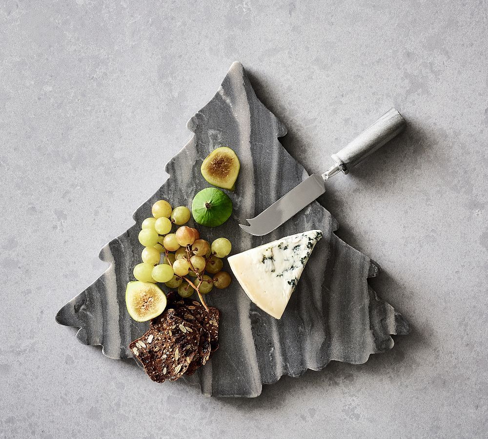 Gray Marble Tree Cheese Board | Pottery Barn (US)