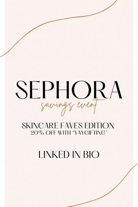 Sephora savings event, skincare faves
Cleanser, moisturizer, face serum, face toner, drunk elephant, glow recipe, Paula’s choice, estee lauder, Belif 

Gifts for her. Gift guide  


#LTKsalealert #LTKHoliday #LTKbeauty #LTKGiftGuide