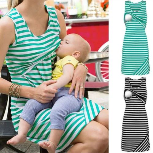 Sleeveless Maternity Dresses Nursing Breastfeeding Dress For Pregnant Women | Walmart (US)