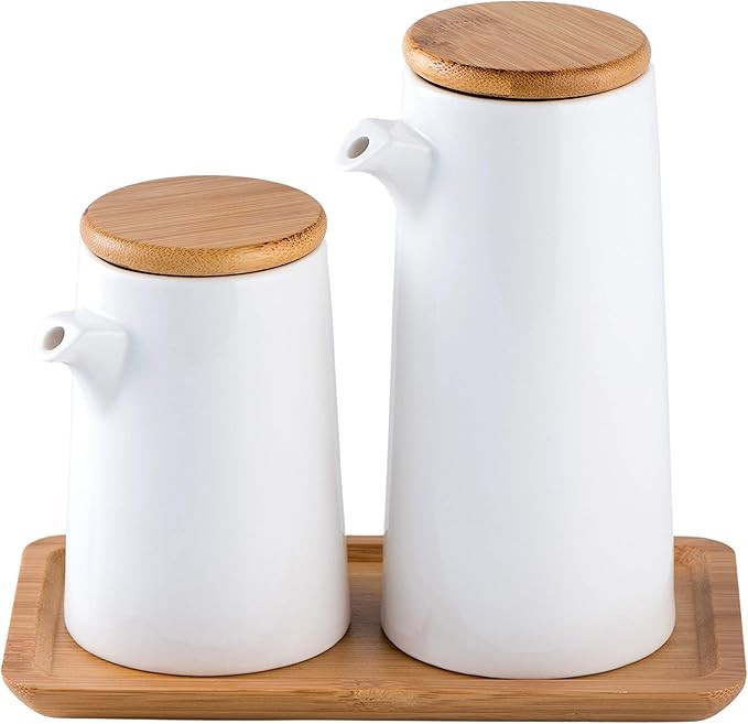 Honey ARGOL | Oil and Vinegar Dispenser Bottle Set, Olive Oil or Soy Sauce Dispenser Set for Kitc... | Amazon (US)