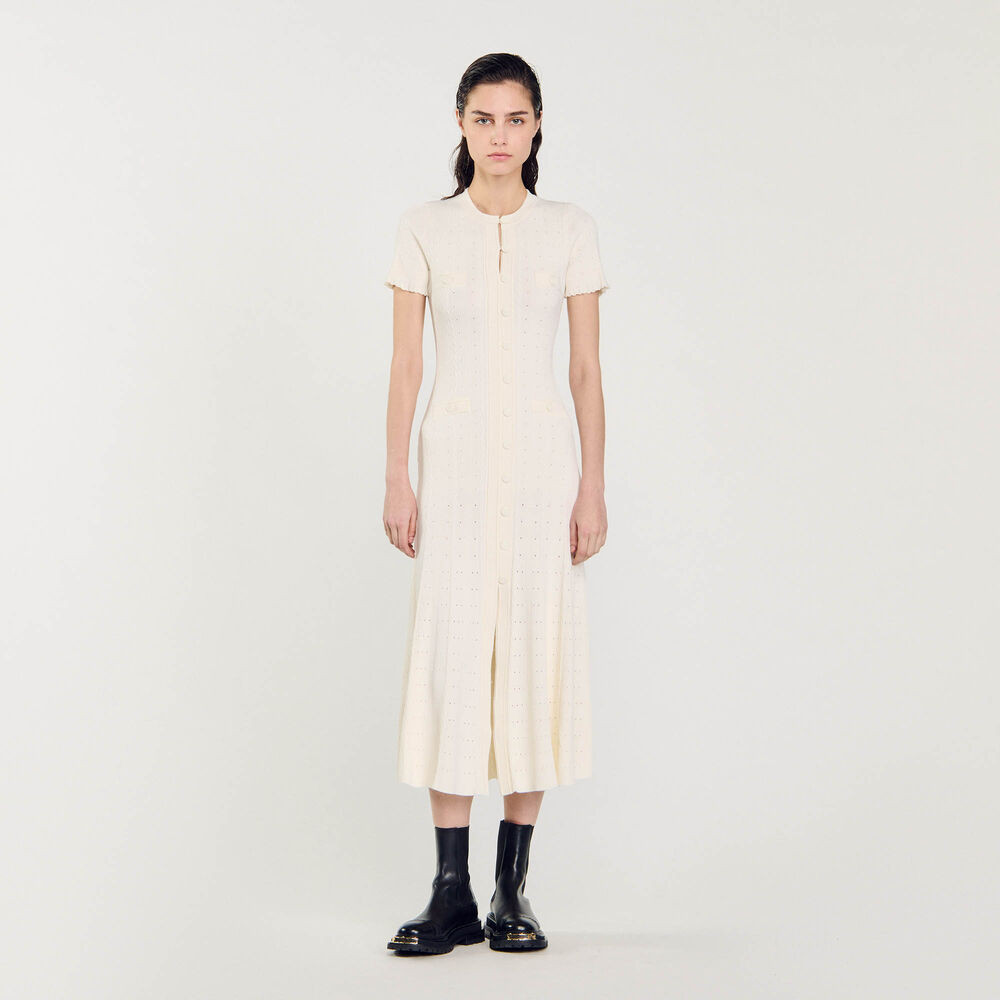 Knit maxi dress | Sandro US | Sandro-Paris US