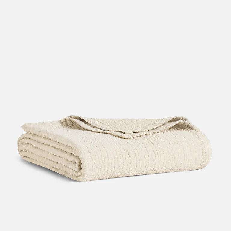 Airweave Crinkle Cotton Bed Blanket | Brooklinen