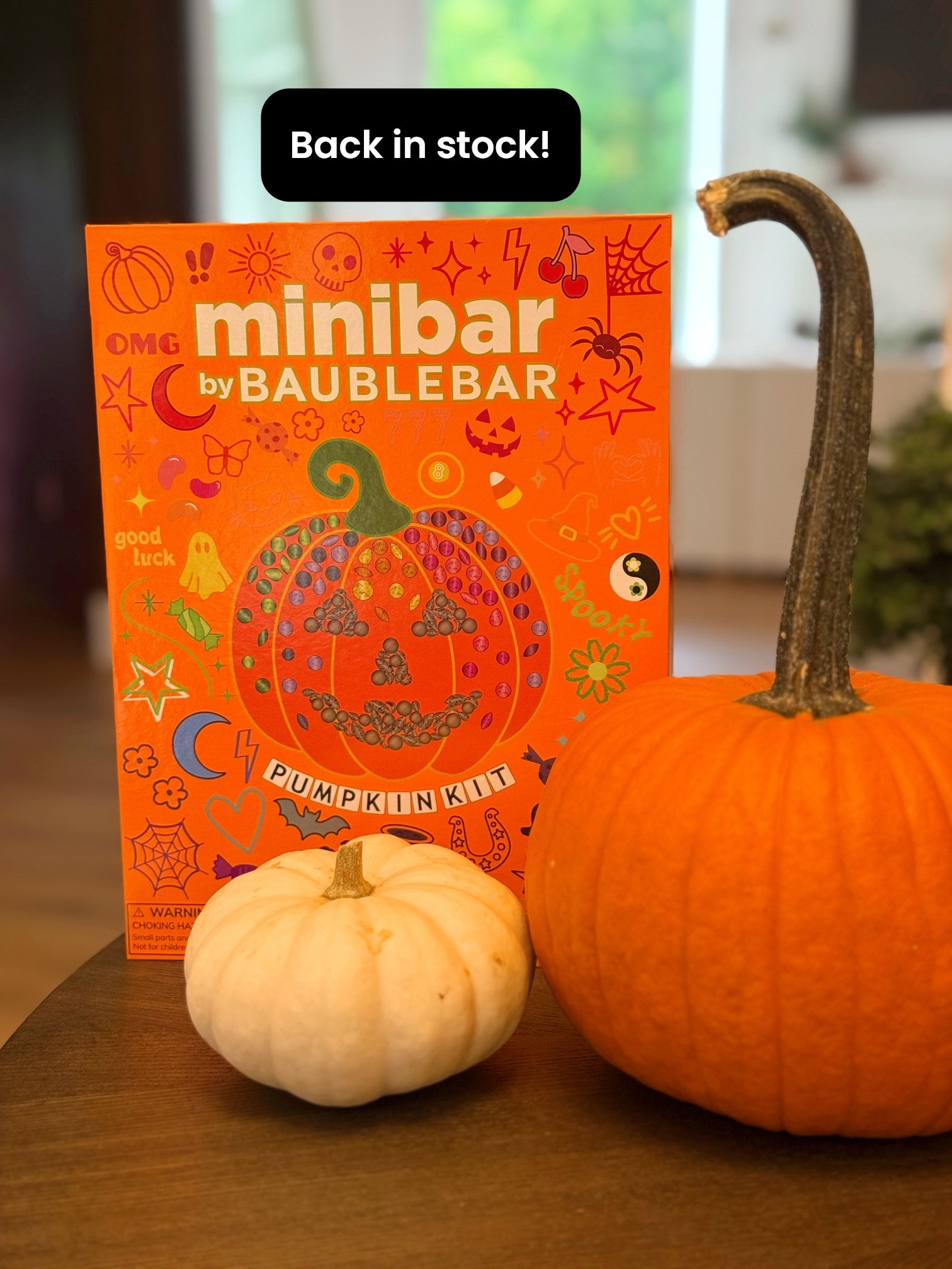 Bedazzle your pumpkins this year with this great kit! Such a fun way to decorate without the mess!