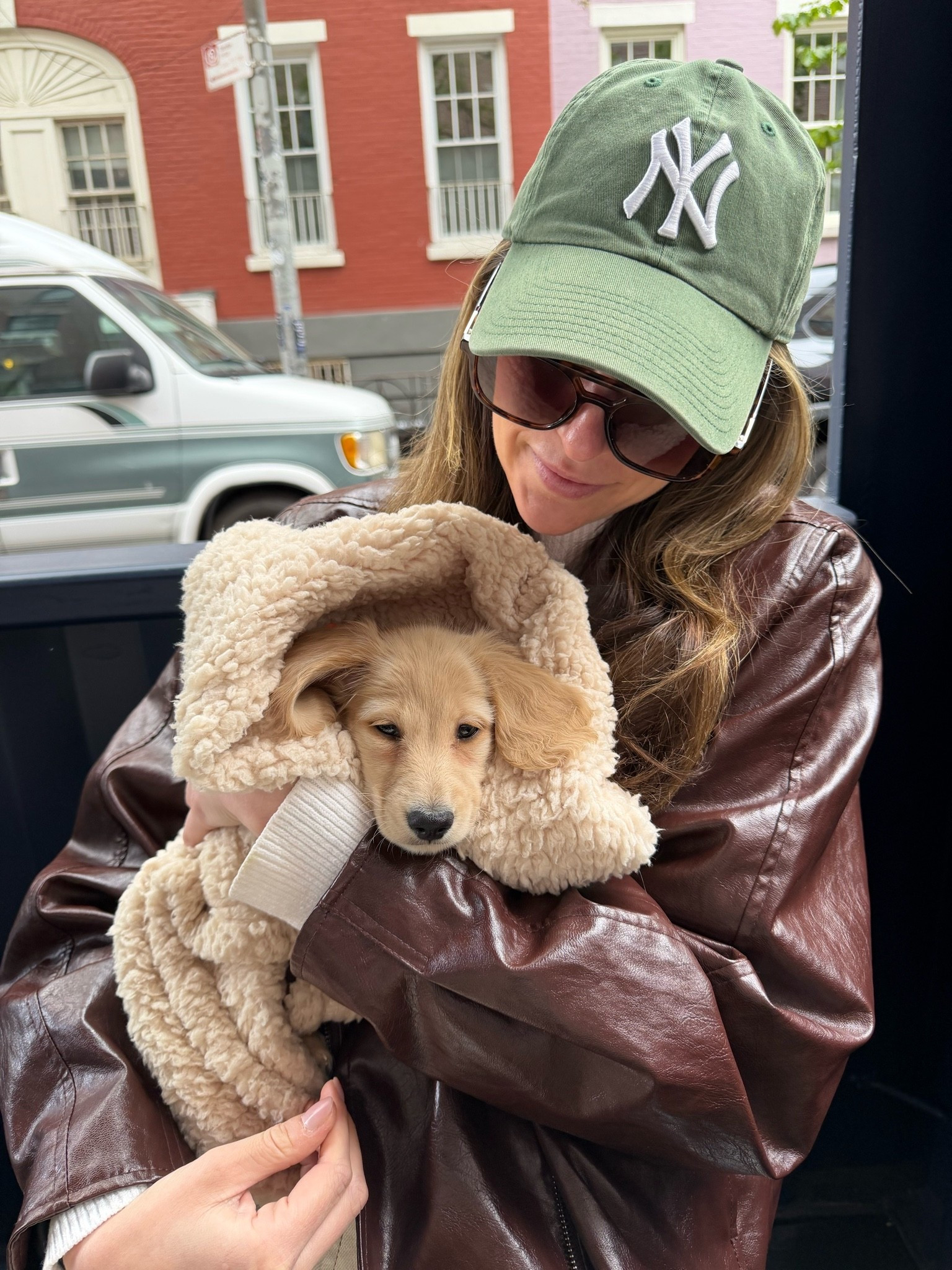 HH in the city with the cutest baby 🐶 Nothing better than HH @ Dante 🍷 

Always dressed with a hat & lip stain 👄

#LTKdayinmylife #LTKootd #LTKmomlife