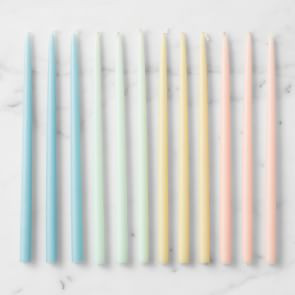 Easter Pastel Tiny Taper Candles, Set of 12 | Williams-Sonoma