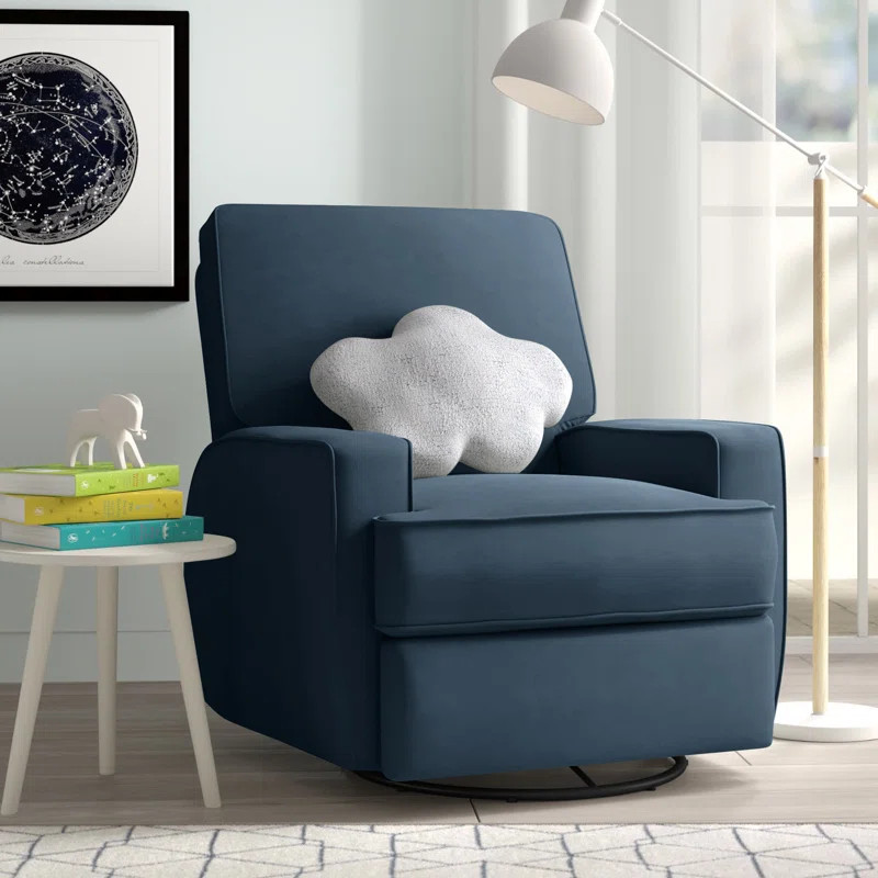 Abingdon Upholstered Swivel Reclining Glider | Wayfair North America