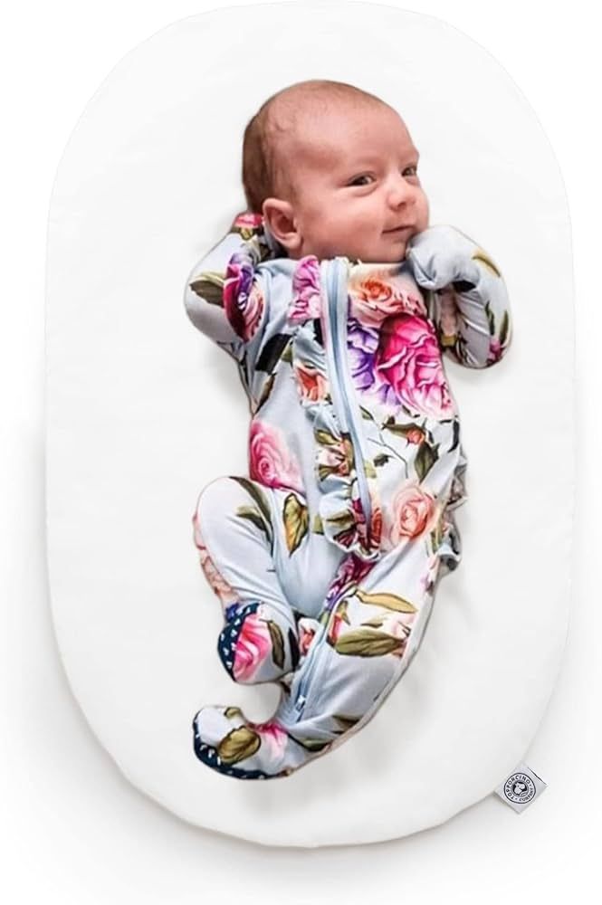 Montessori Organic Topponcino Baby Support Pillow (Pure White) | Newborn Head Support, Baby Feedi... | Amazon (US)