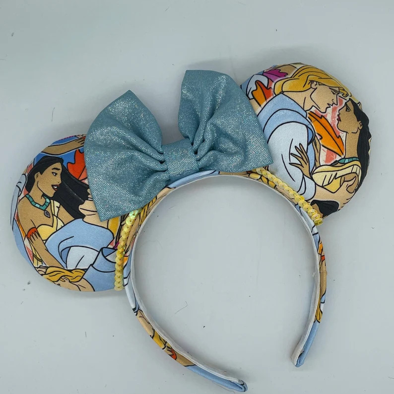 Pocahontas & John Smith Mouse Ears - Minnie, Princess, Mouse, , River, Native American, Color of ... | Etsy (US)