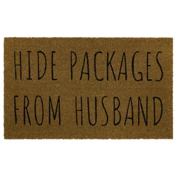 Mainstays Hide Packages from Husband Coir Doormat, 18' x 30' - Walmart.com | Walmart (US)
