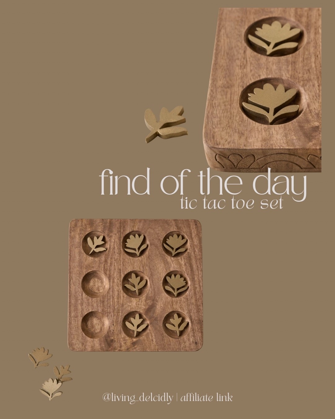 Possibly the prettiest little board game I’ve ever seen! Would be super cute on a coffee table!

Home Decor