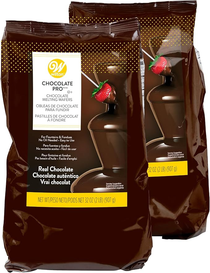 Wilton Chocolate Pro Chocolate Melting Wafers - Fill your Chocolate Fondue Fountain with the Quic... | Amazon (US)