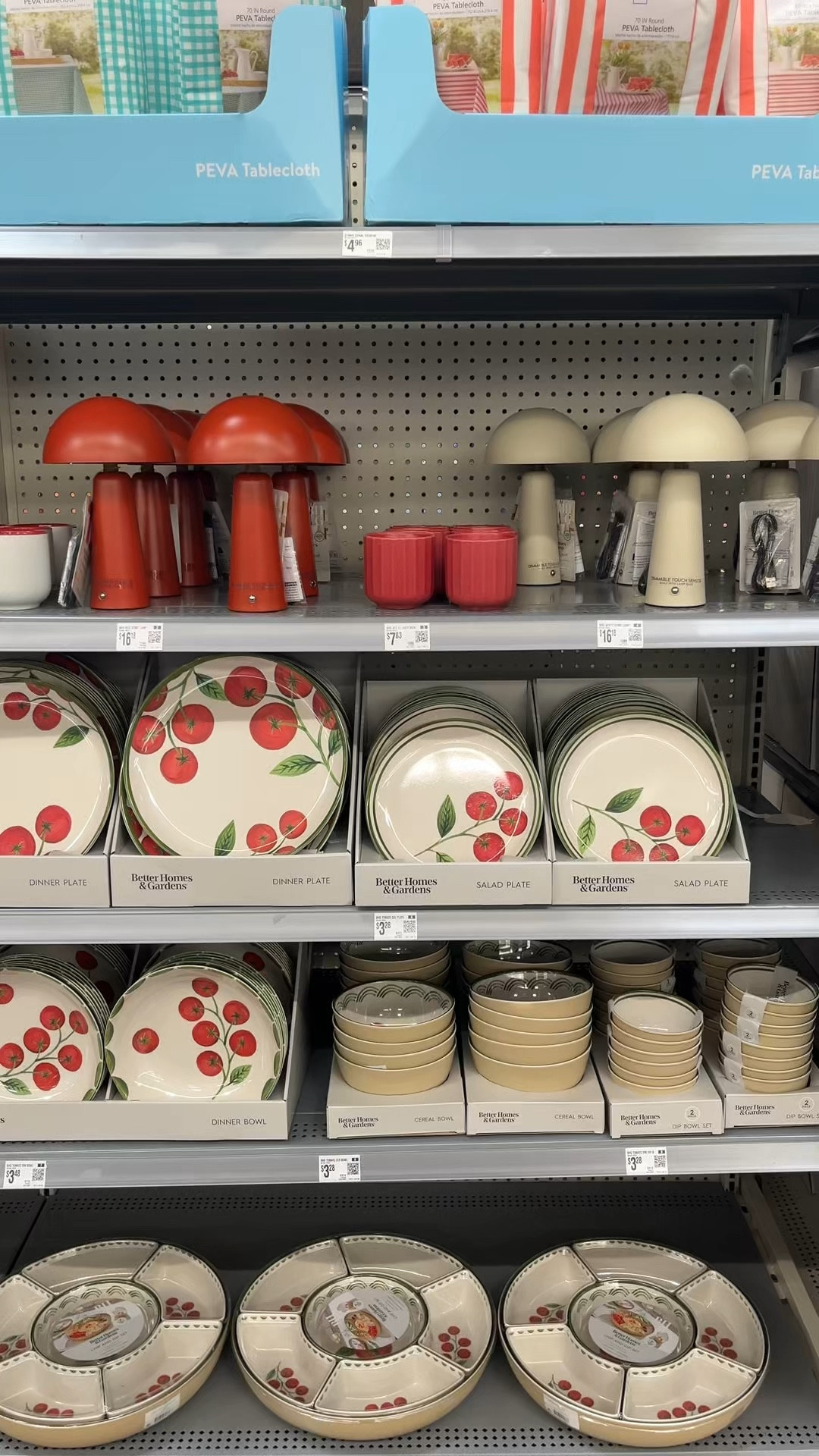 Loving this tomato themed outdoor plate set from Walmart! 🍅

Check out my “Walmart Finds” Post collection for more prints!

Keywords: plates, lamps, light, platter, candles, dispenser, glass stacking dispensers, bowls, pitcher, blue, green, yellow, Italian inspired, faux olive tree, tomato, Walmart finds, outdoor, salad bowl, serving bowl, better homes and gardens

#LTKSeasonal #LTKHome #LTKfoodie