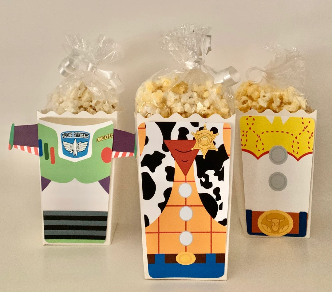The Toy Adventure Story Birthday Party Favor Popcorn Boxes - Etsy | Etsy (US)