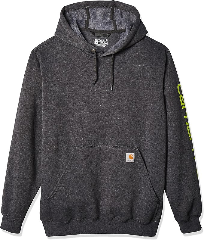 Carhartt Men's Loose Fit Midweight Logo Sleeve Graphic Sweatshirt | Amazon (US)