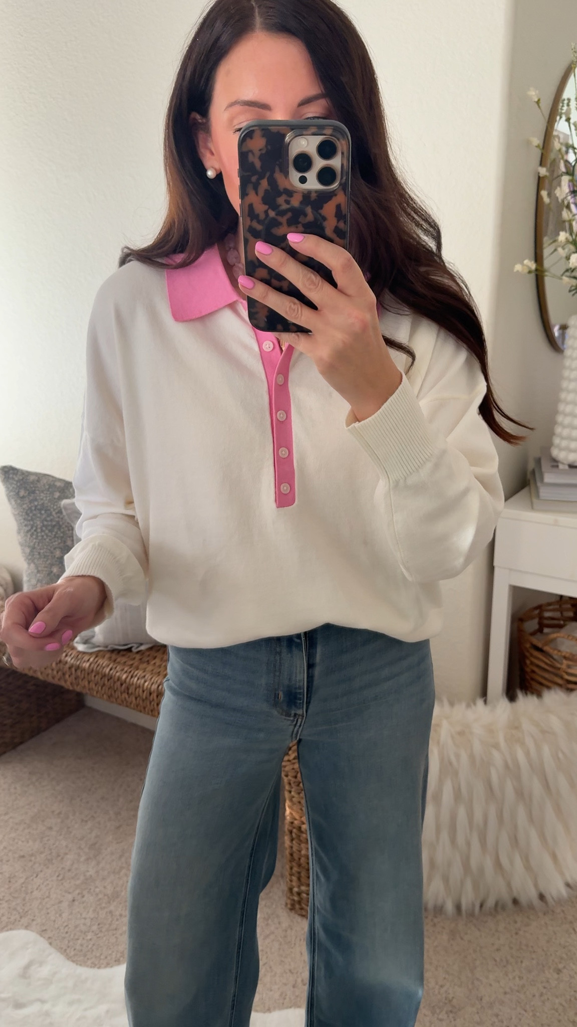 Medium sweater—SO SOFT😍👏🏻
Jeans-4 regular 

#LTKFindsUnder50 #LTKFindsUnder100 #LTKSaleAlert