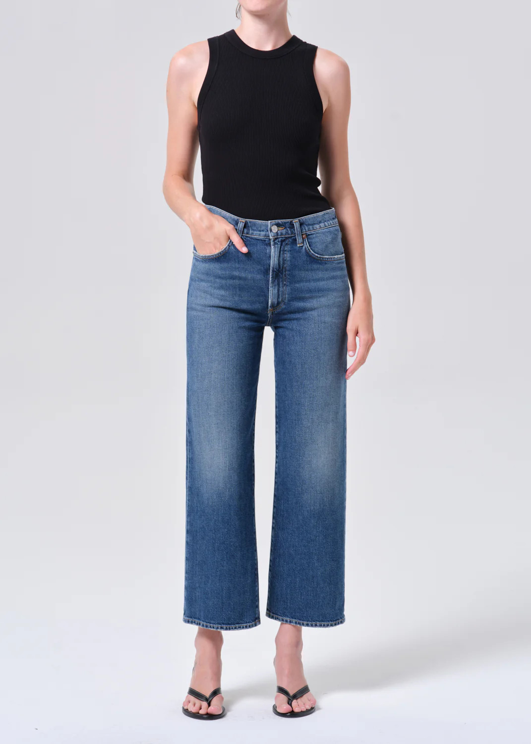 Harper Crop Jean in River | AGOLDE