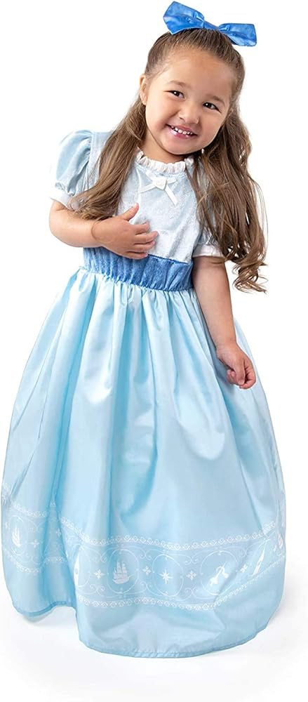 Little Adventures Wendy Dress up Costume with Hair Bow | Amazon (US)
