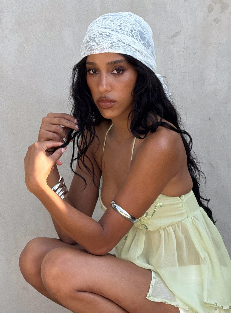 Nellie Scarf White Lace | Princess Polly US