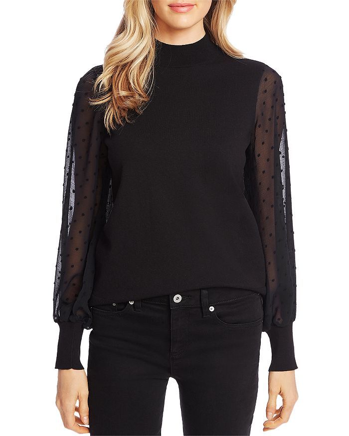 Clip Dot Sleeve Sweater | Bloomingdale's (US)