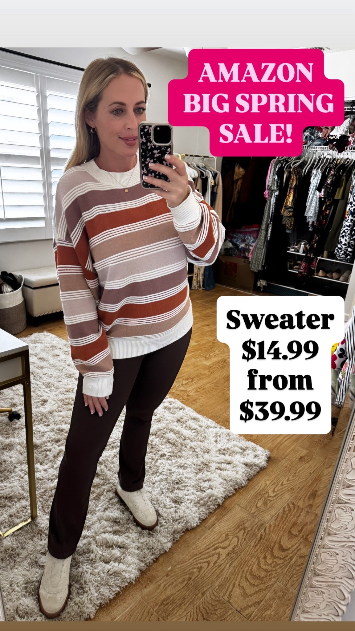 Striped sweater 

#LTKMidsize #LTKSaleAlert #LTKSeasonal