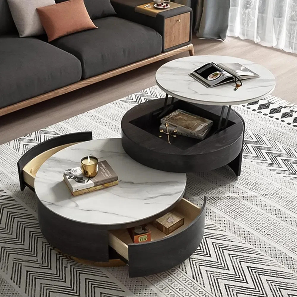 Amarpreet Stone Top Nesting Coffee Table | Wayfair North America