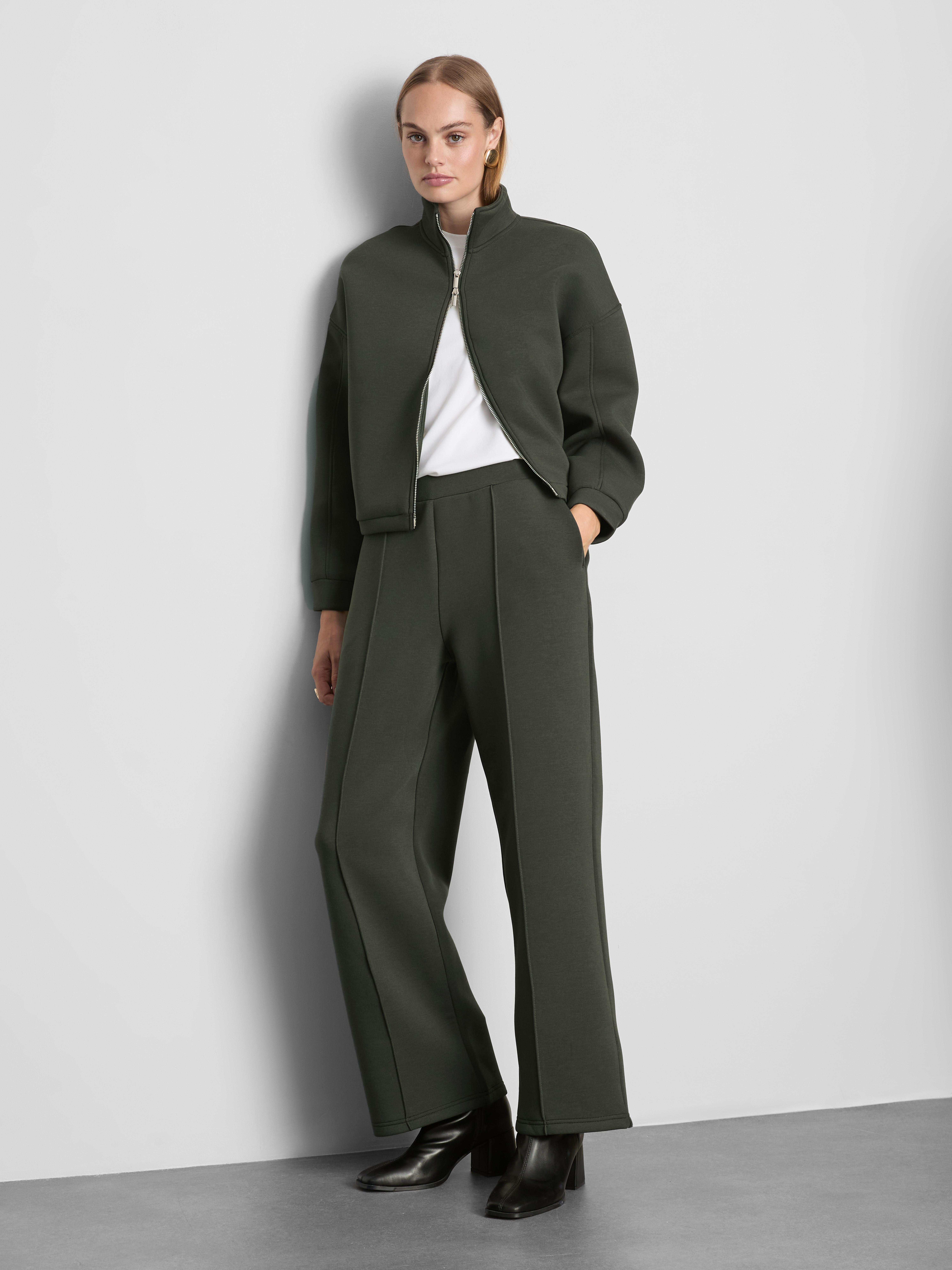 The Edit Scuba Wide Leg Trousers | Primark UK
