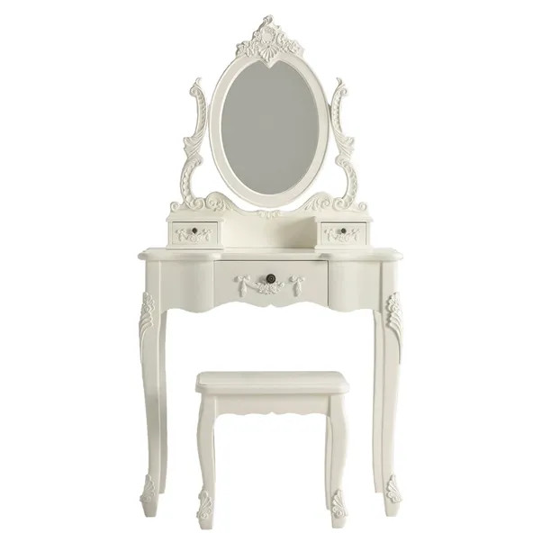 Toulouse 3 Drawer Dressing Table Set with Mirror | Dunelm (migrated)
