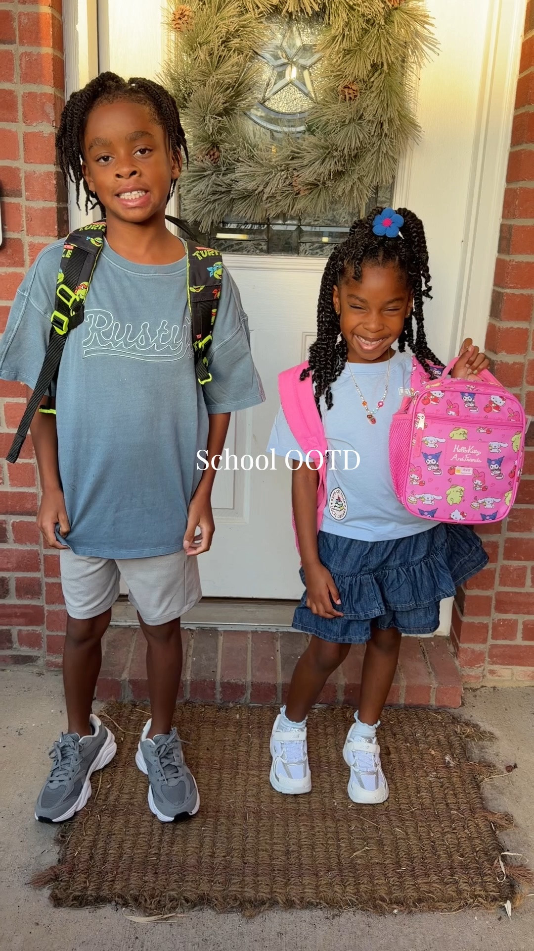 Day 2 back to school fits. They had to wear red white or blue today and we went with blue. 

H&M kids, Target Style, Simple modern, back to school outfits, Kids ootd

#LTKKids #LTKootd