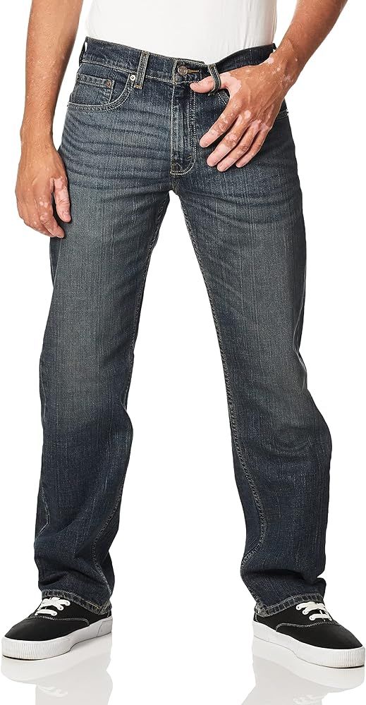 Signature by Levi Strauss & Co. Gold Label Men's Relaxed Fit Flex Jeans | Amazon (US)