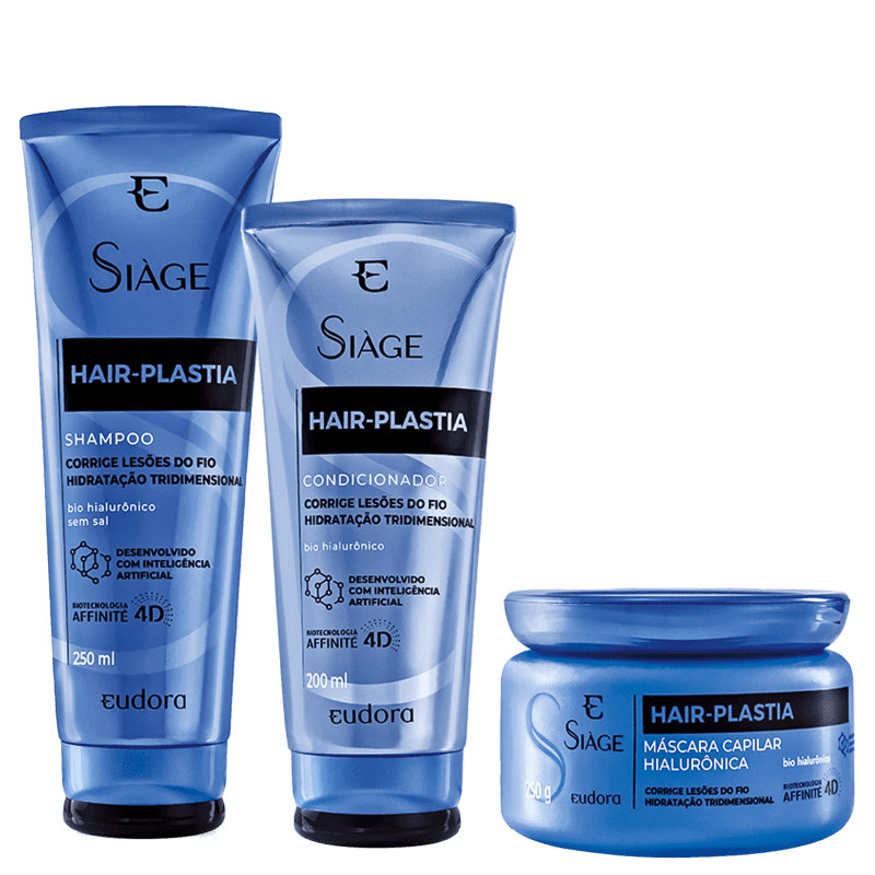 Kit Eudora Siàge Hair-Plastia Trio (3 Produtos) | Beleza Na Web (BR)