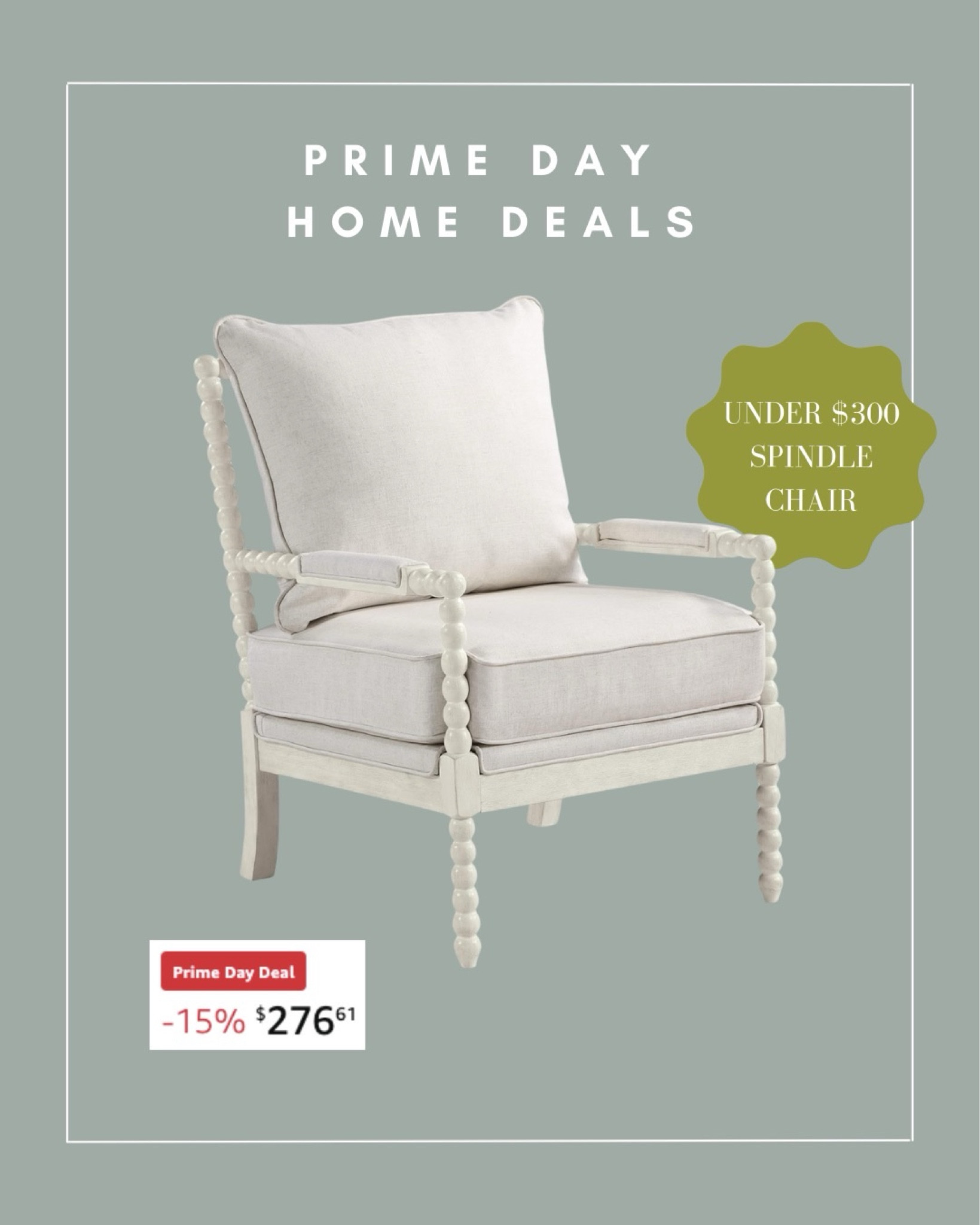 Unbelievable find thanks to Amazon Prime day! This chic spindle chair under $300! Perfect for any home, it's a game-changer for style and comfort

#LTKHome #LTKSaleAlert #LTKOver40