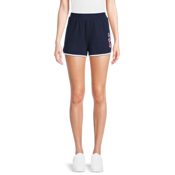 No Boundaries Juniors French Terry Graphic Shorts | Walmart (US)