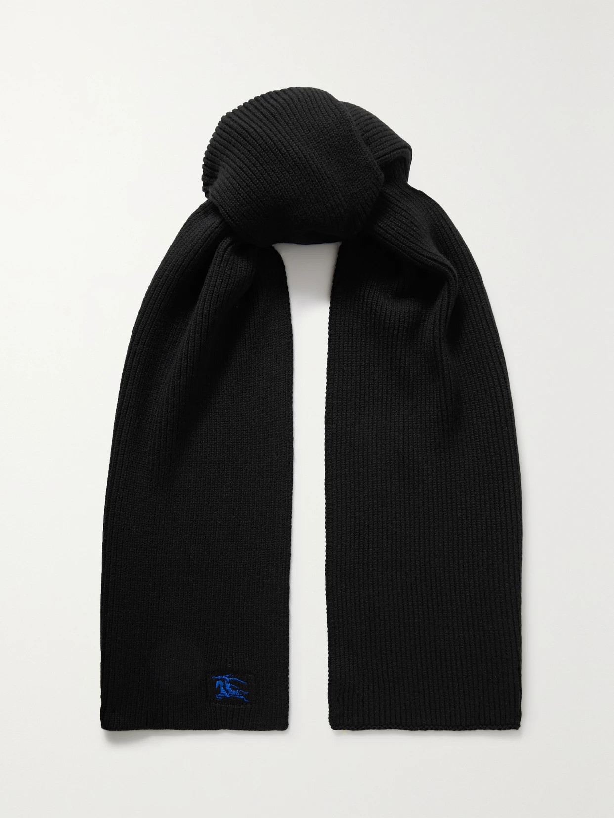 Burberry - Embroidered Cashmere Scarf - Black - One size | NET-A-PORTER APAC